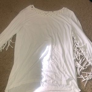 White long sleeve shirt